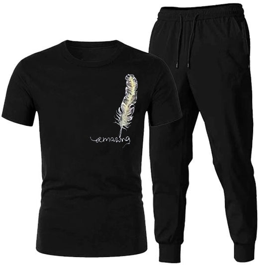 HALF SLEEVE PREMIUM TRENDY PRINTED TRACKSUIT
