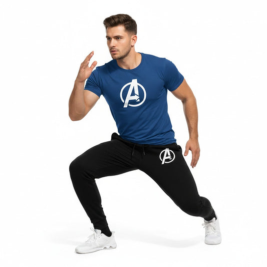 Round neck, half-sleeve casual T-shirt