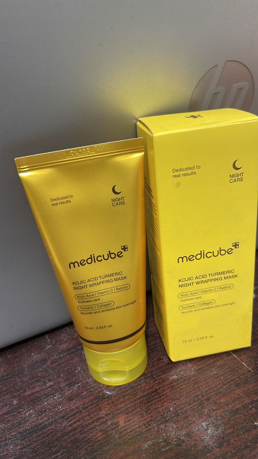 Medicube Turmeric Overnight Wrapping Peel Off Mask For Glowing Elastic Skin - Made In Korea