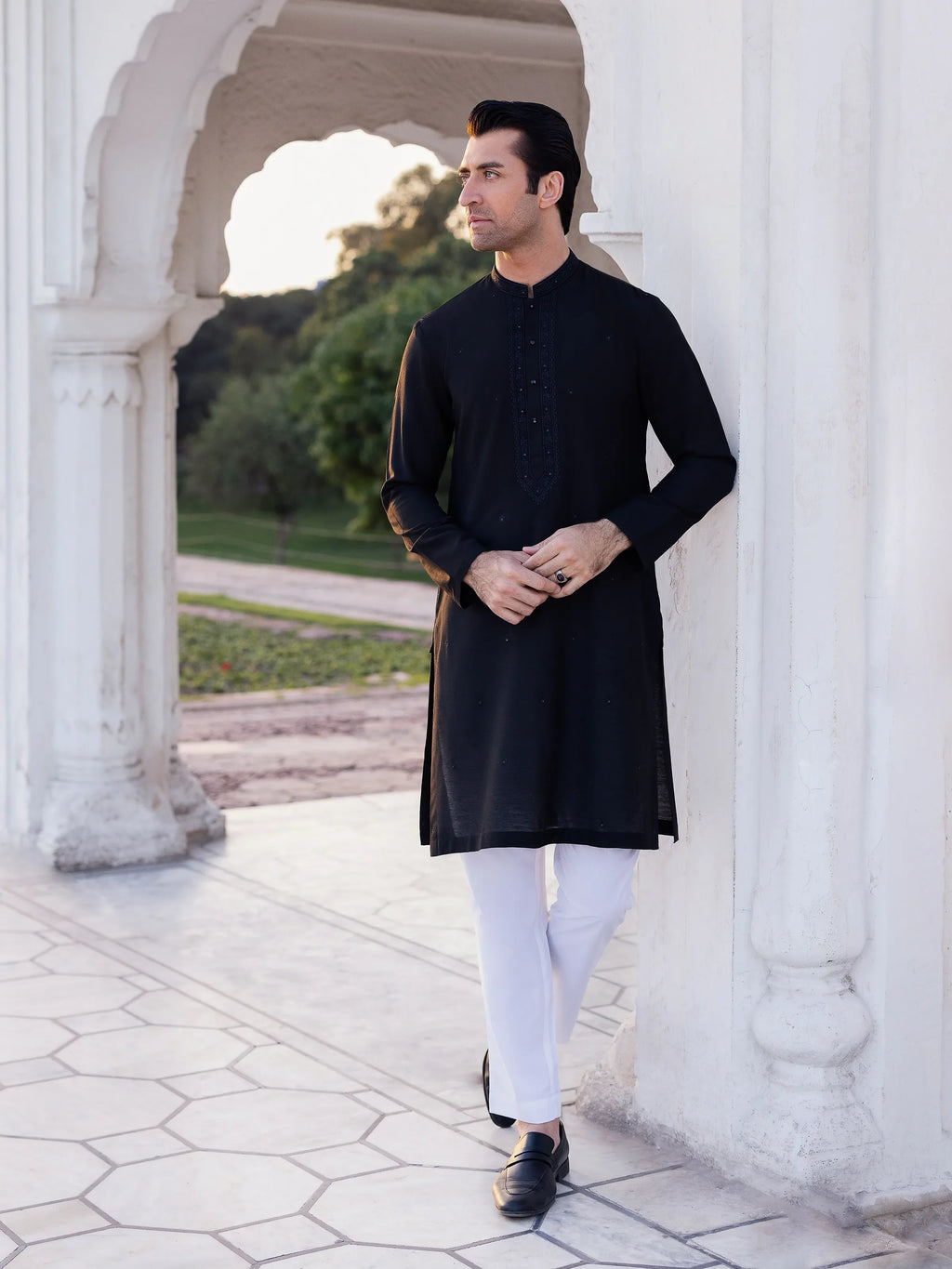 Embroidered Blended Kurta - EMTKC5-148