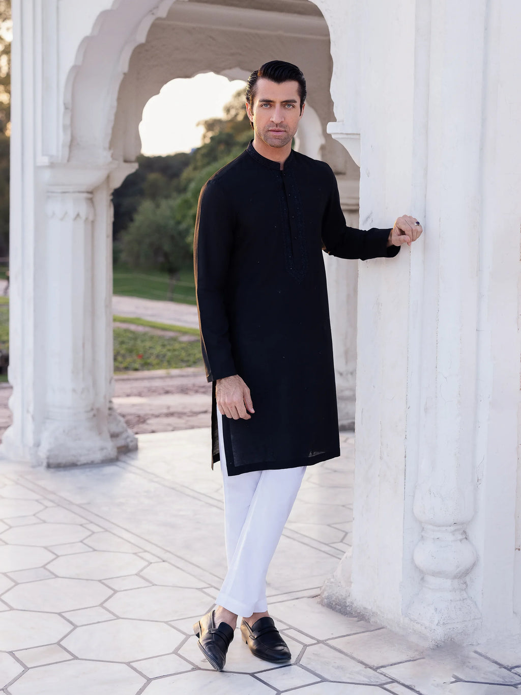 Embroidered Blended Kurta - EMTKC5-148