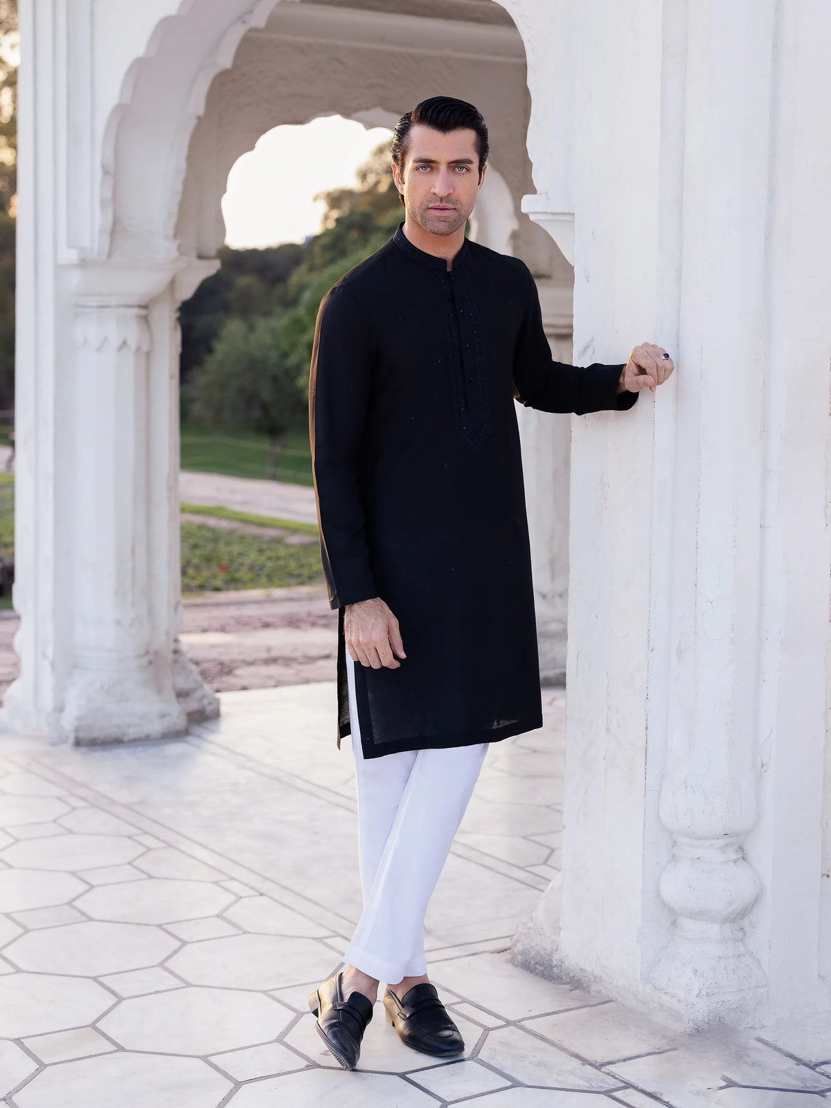 Embroidered Blended Kurta - EMTKC5-148