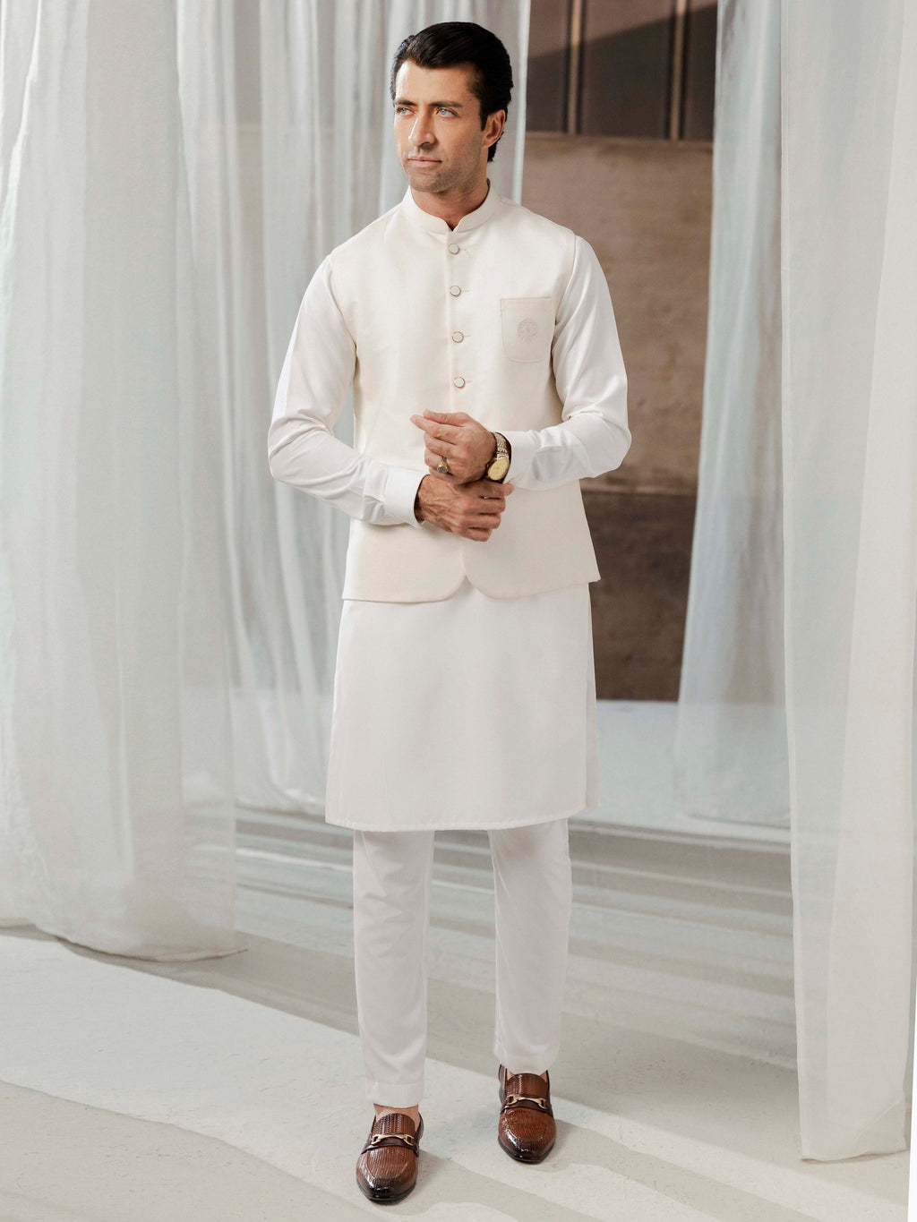 Embroidered Waistcoat - EMTWCE5-35987