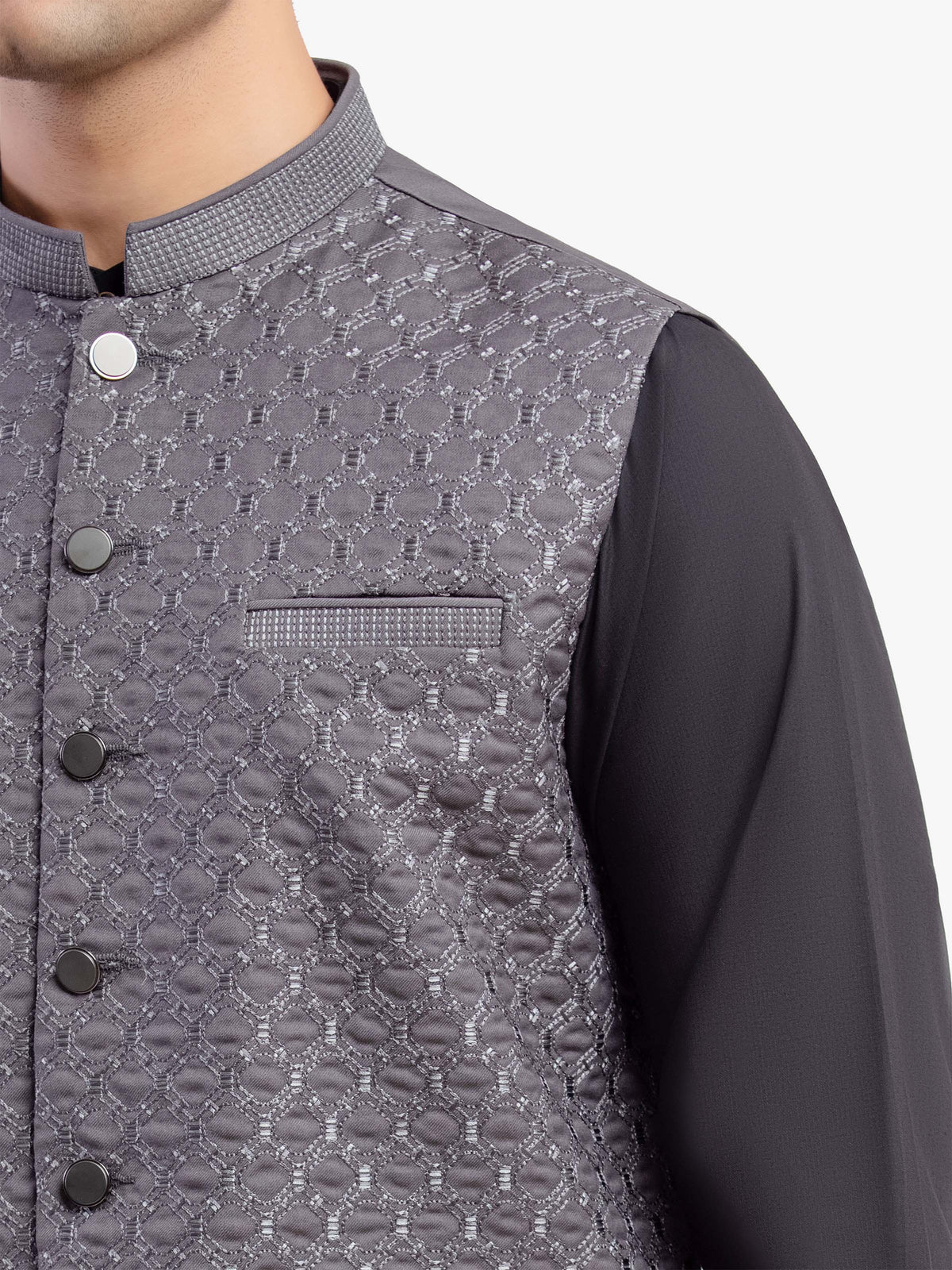 Embroidered Waistcoat - EMTWC5-35964