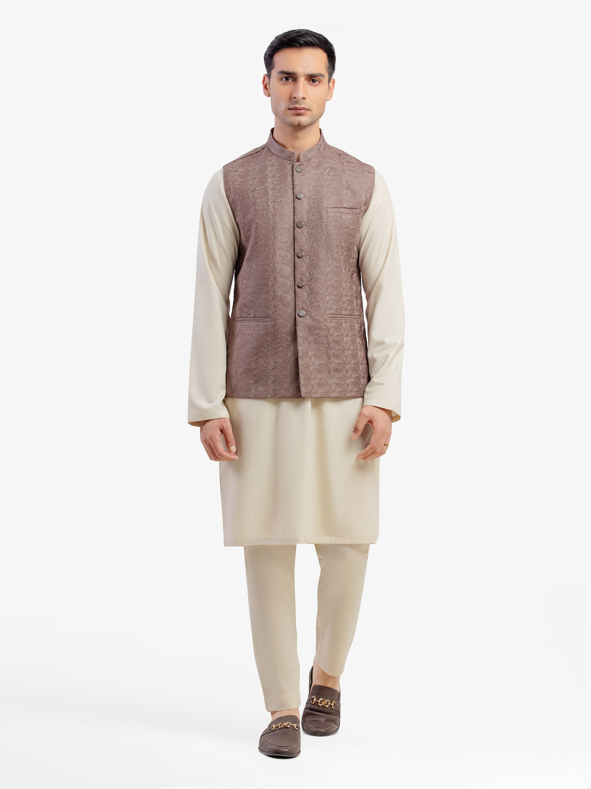 Embroidered Waistcoat - EMTWC5-35960