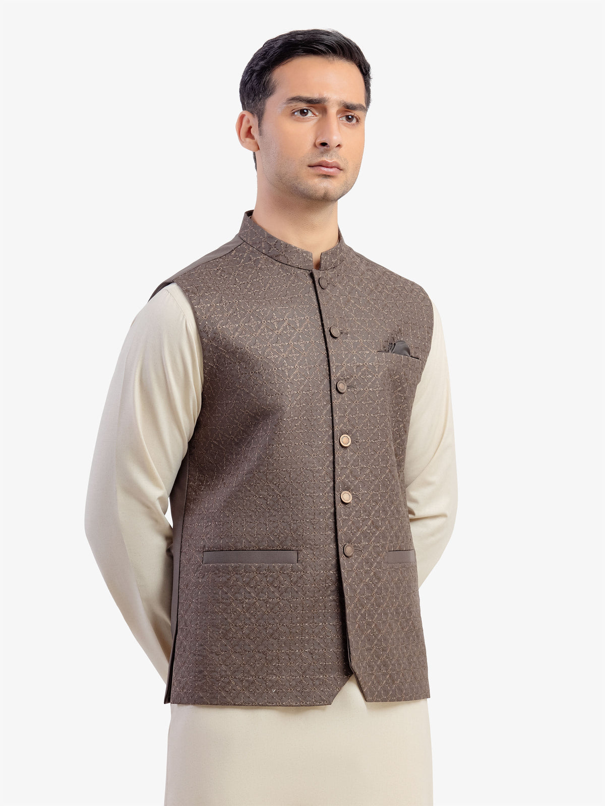 Embroidered Waistcoat - EMTWC5-35962