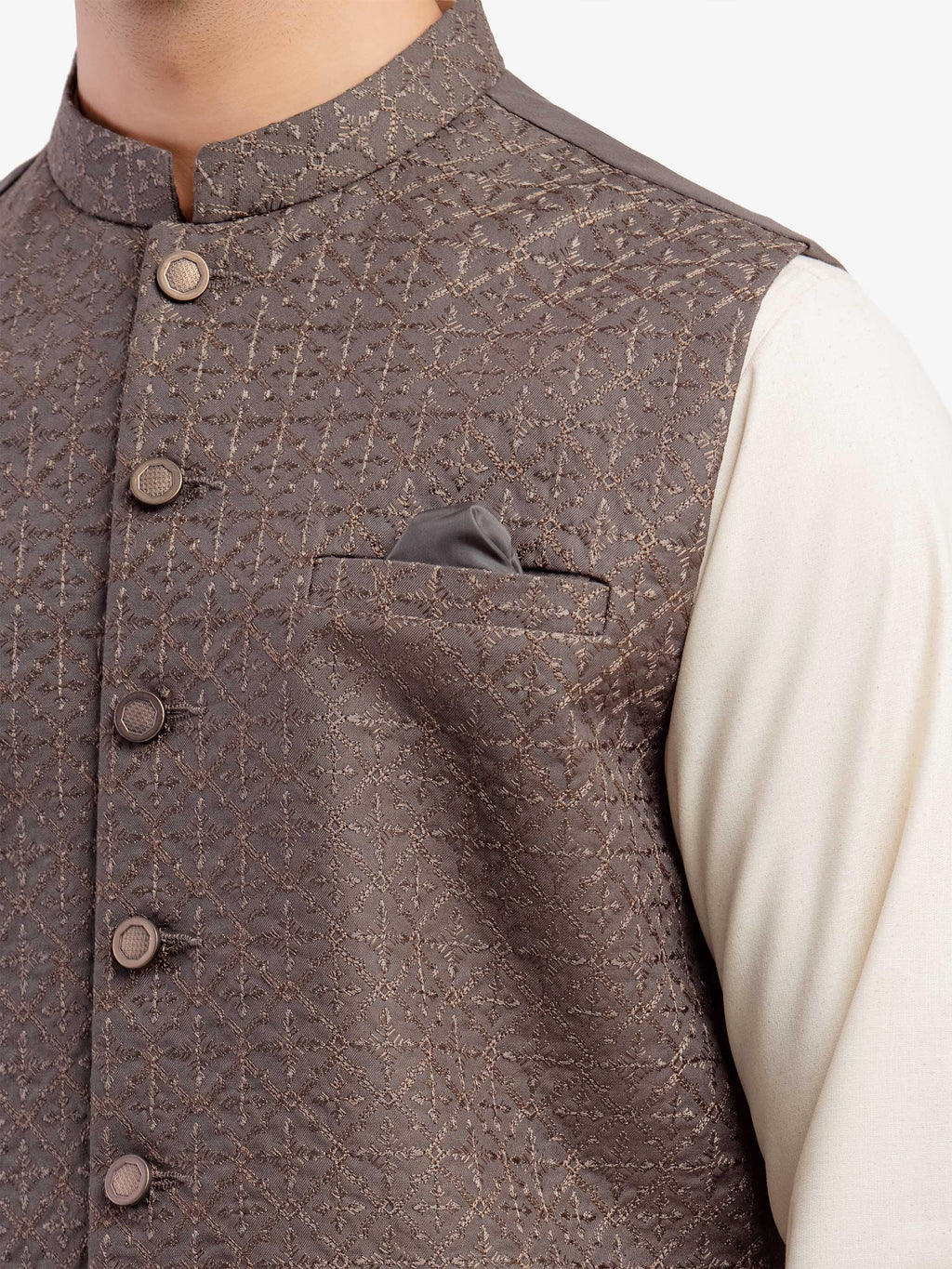 Embroidered Waistcoat - EMTWC5-35962