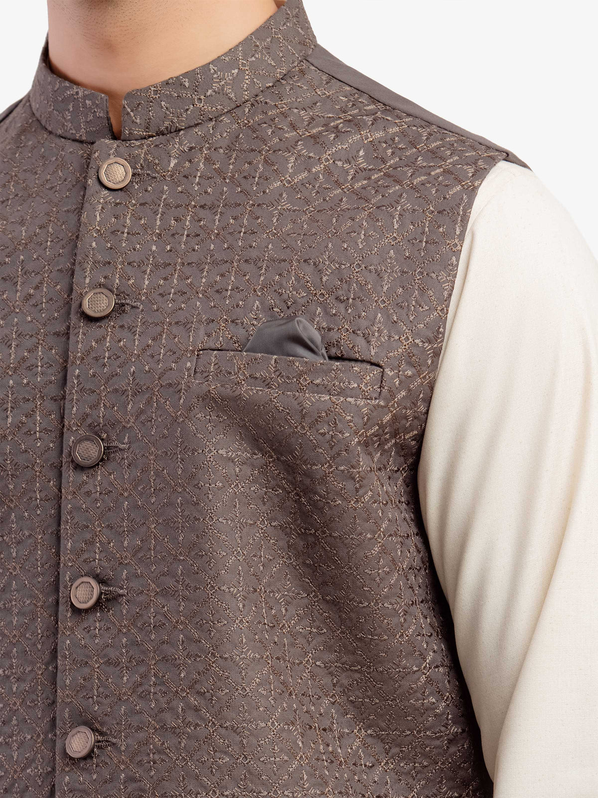 Embroidered Waistcoat - EMTWC5-35962
