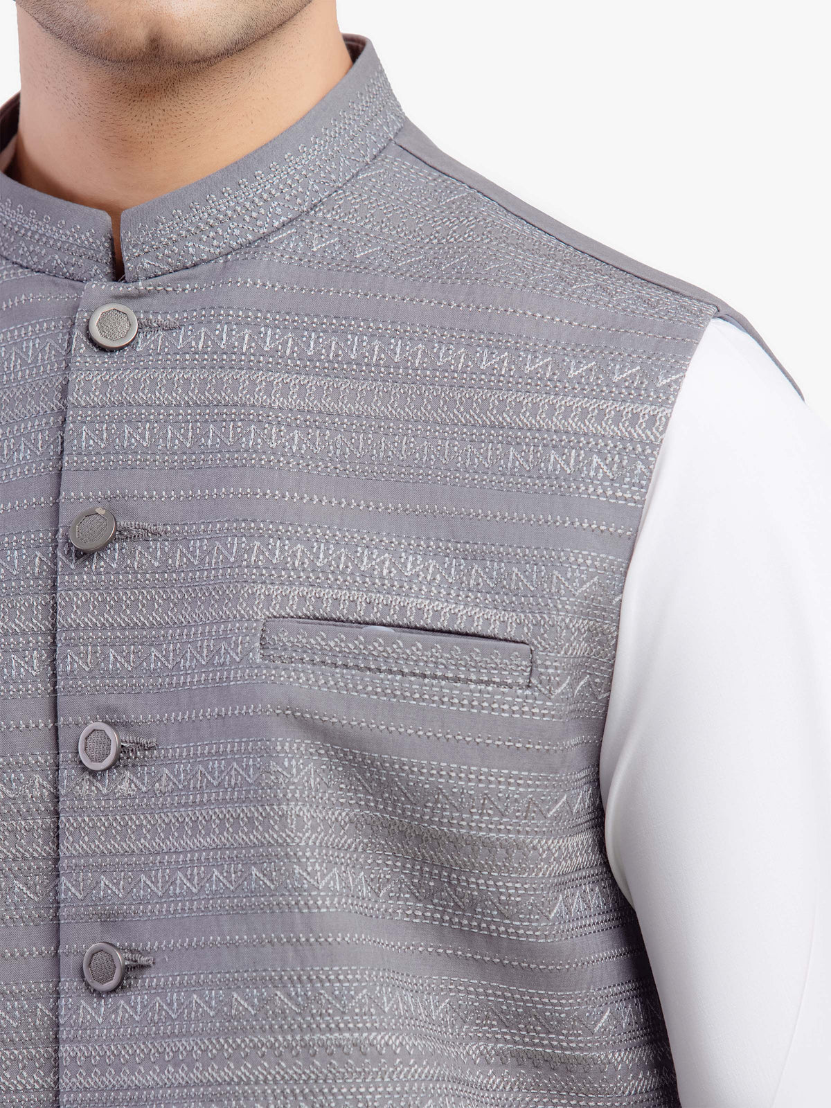 Embroidered Waistcoat - EMTWCP5-35975