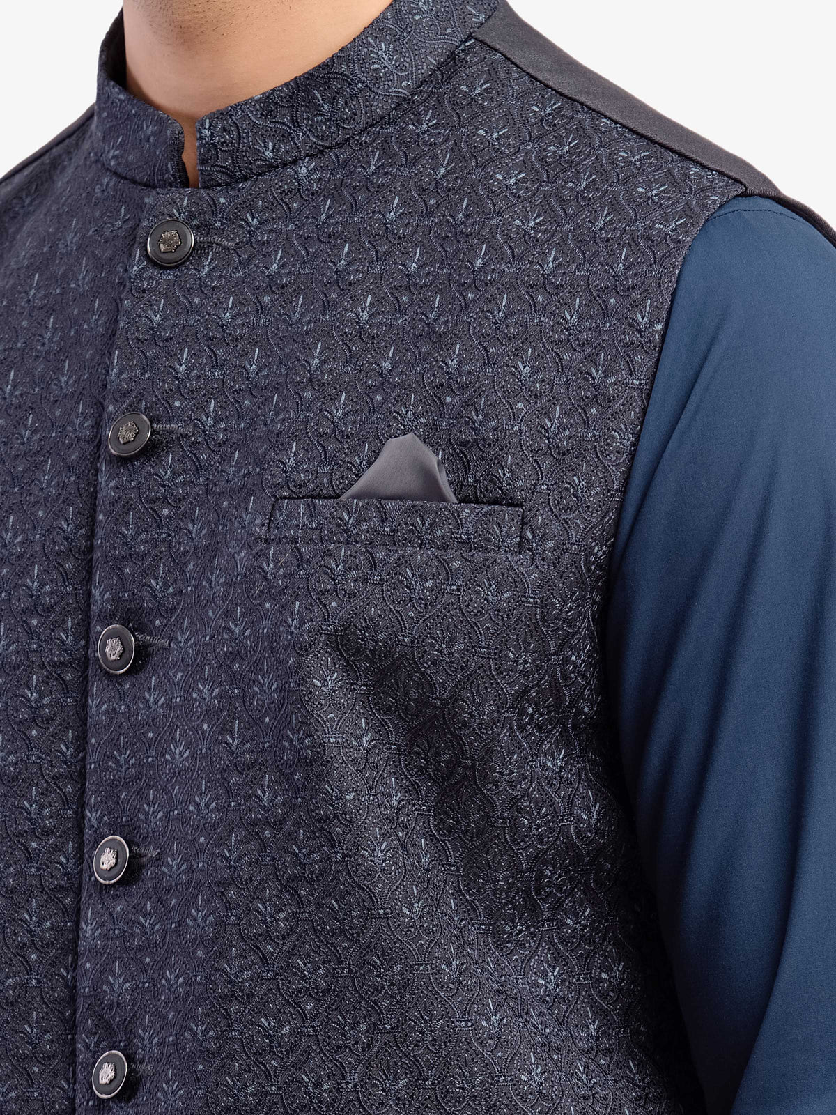 Embroidered Waistcoat - EMTWC5-35961