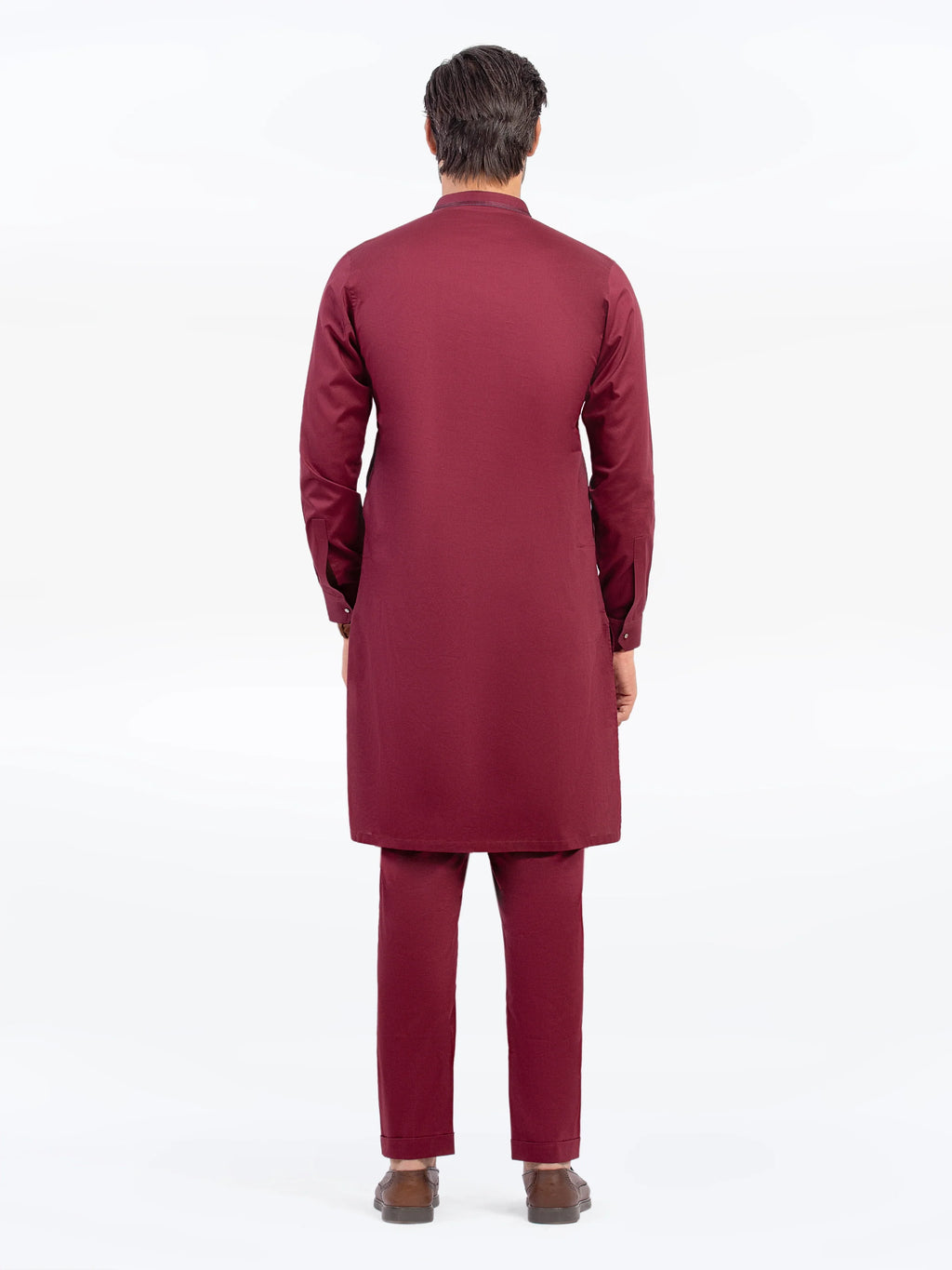 Embroidered Cotton Kurta Pajama - EMTKPT5-065