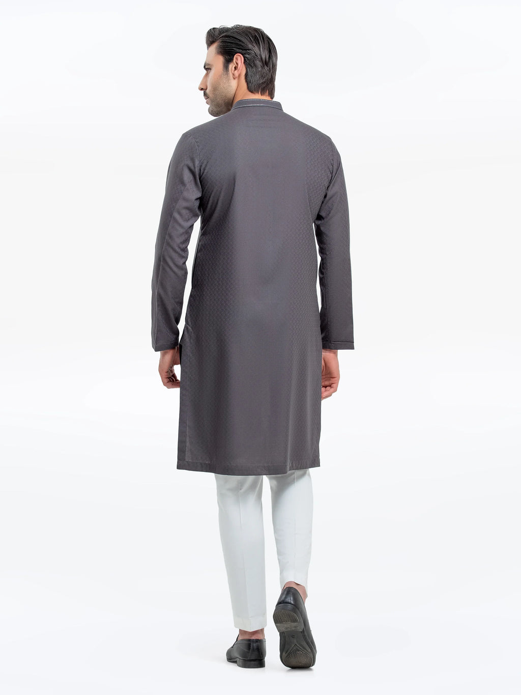 Embroidered Dobby Kurta - EMTK5-99525