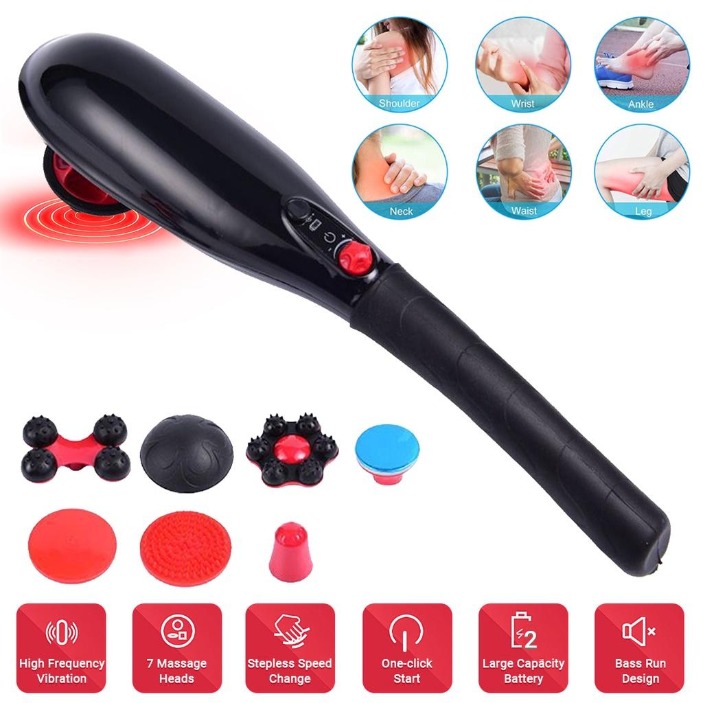 Blue idea Rechargeable Cordless Massager with different heads
