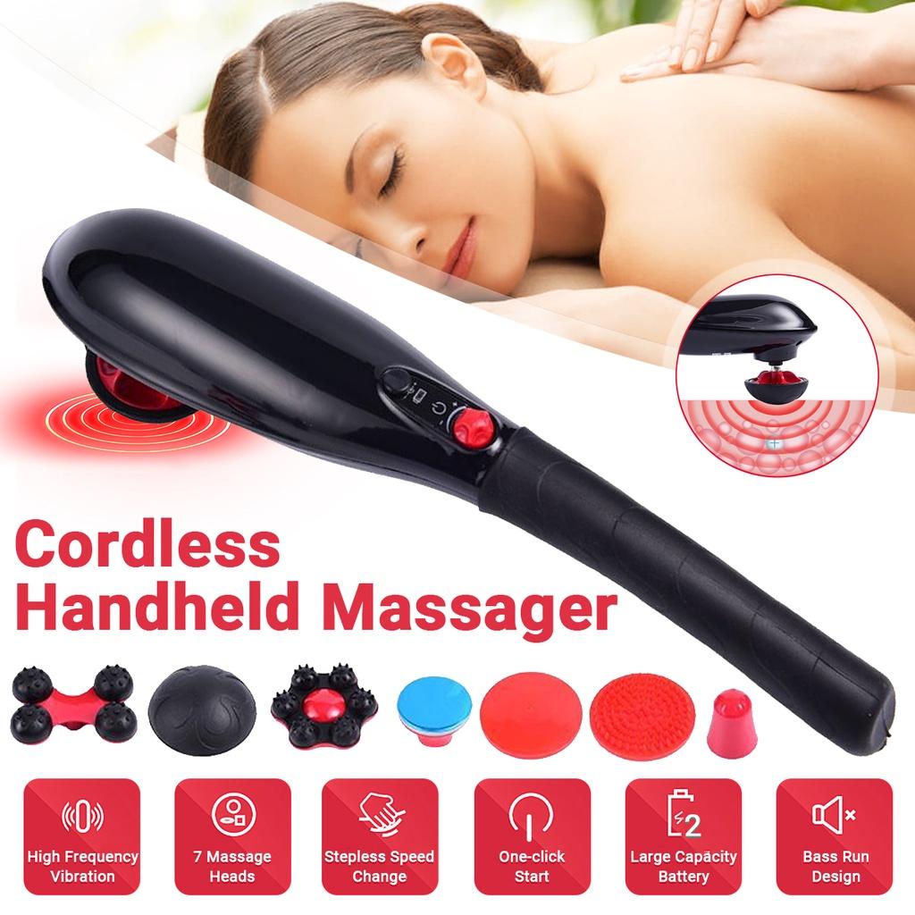 Blue idea Rechargeable Cordless Massager with different heads