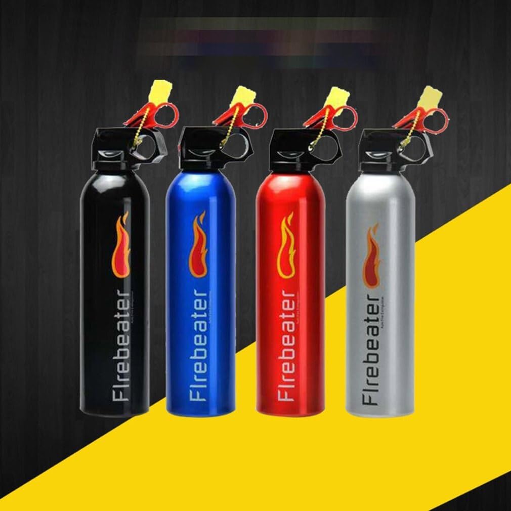 Universal Motorcycle Fire Extinguisher Bottle – 500gram - Heavy-Duty Metal Body with Mounting Bracket