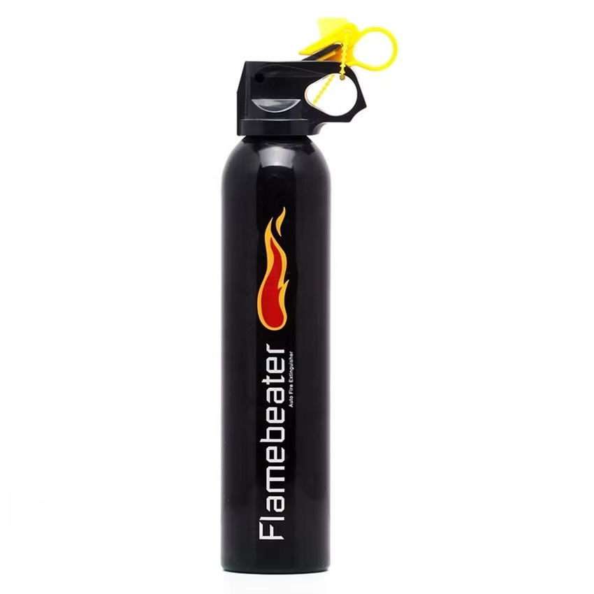 Universal Motorcycle Fire Extinguisher Bottle – 500gram - Heavy-Duty Metal Body with Mounting Bracket