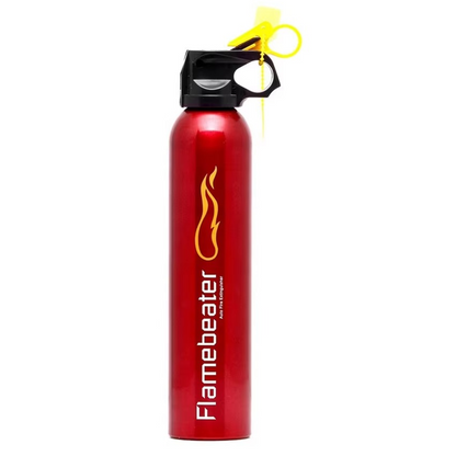 Universal Motorcycle Fire Extinguisher Bottle – 500gram - Heavy-Duty Metal Body with Mounting Bracket
