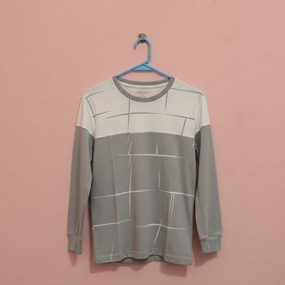 Lining Print T Shirts Full Sleeves