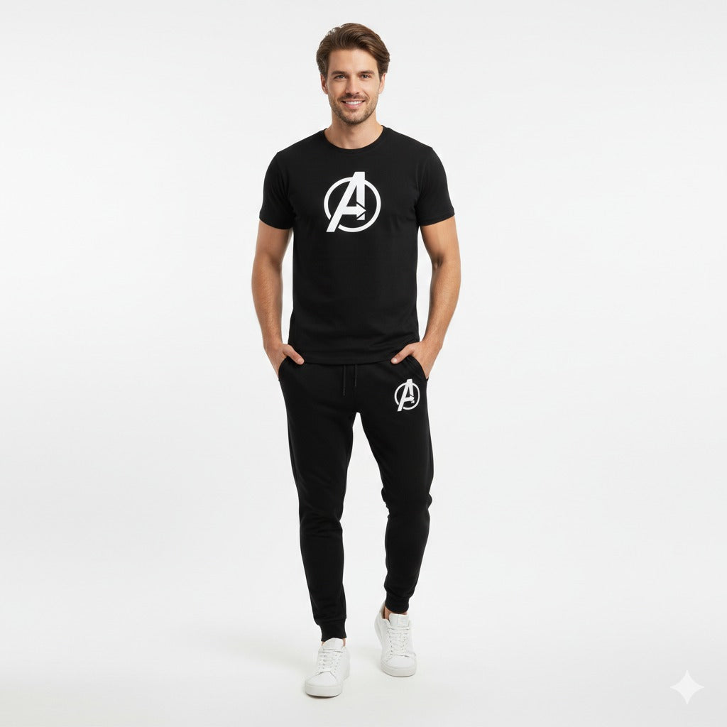 Round neck, half-sleeve casual T-shirt