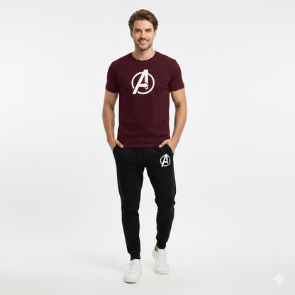Round neck, half-sleeve casual T-shirt