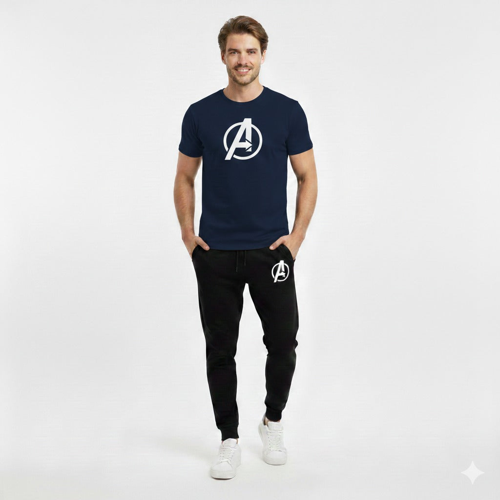 Round neck, half-sleeve casual T-shirt