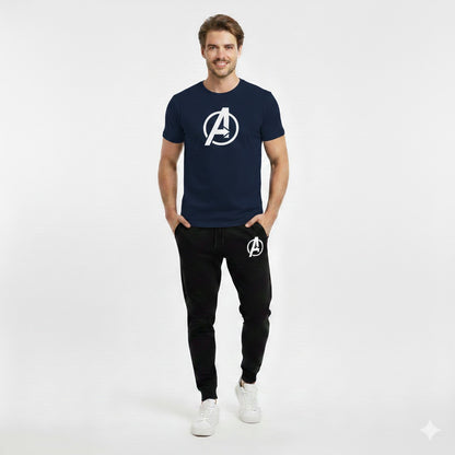 Round neck, half-sleeve casual T-shirt