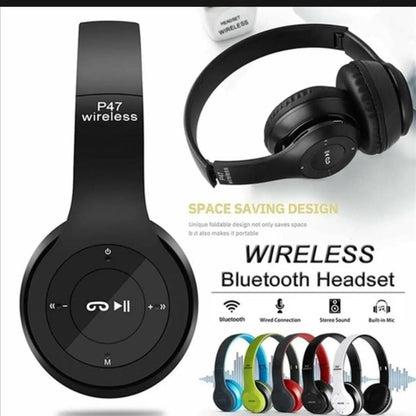 Long Listening Battery Fast Charging Wireless Bluetooth 5.1 Headphones