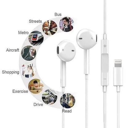 Pop-Up Window Bluetooth Wireless White Earbuds