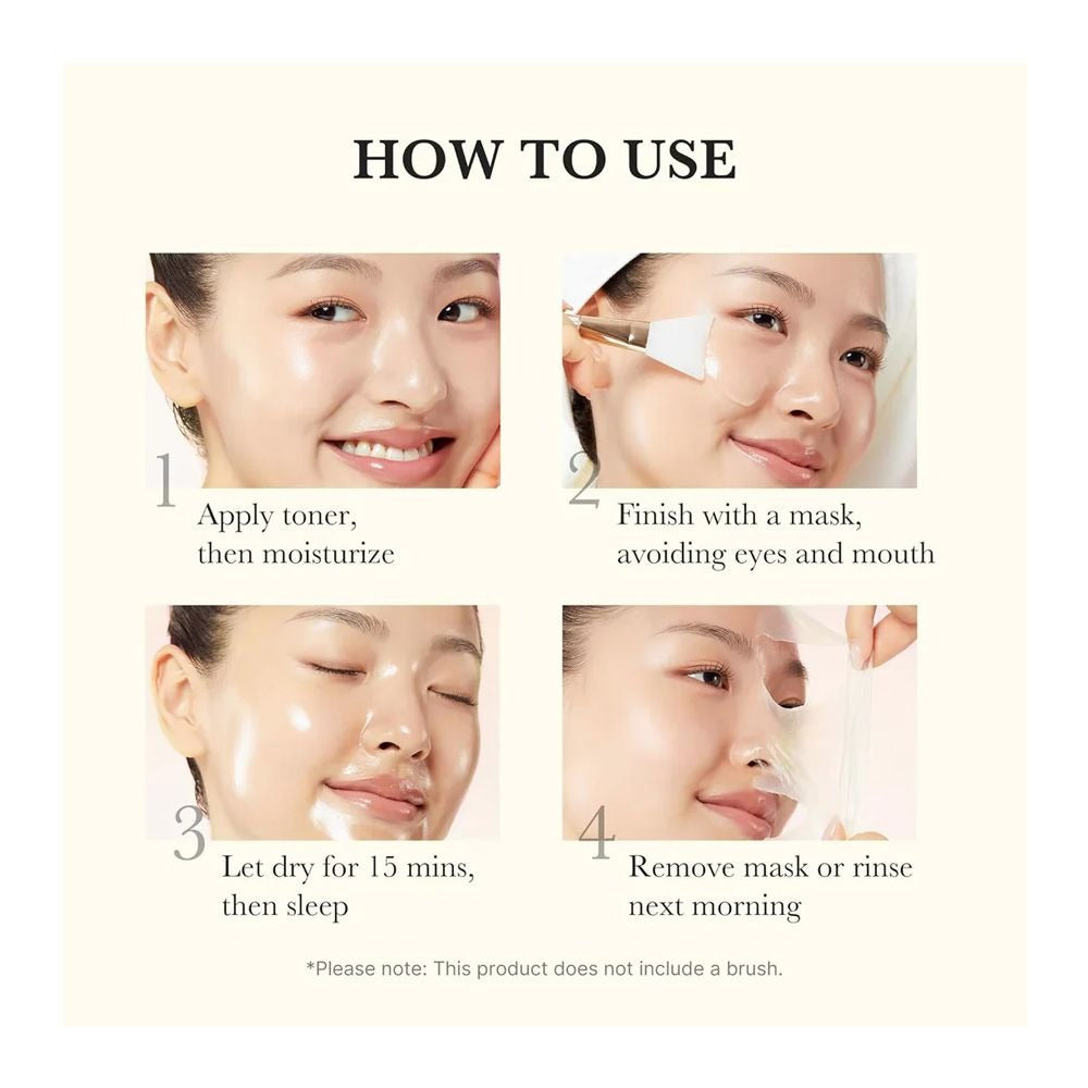 Medicube Turmeric Overnight Wrapping Peel Off Mask For Glowing Elastic Skin - Made In Korea