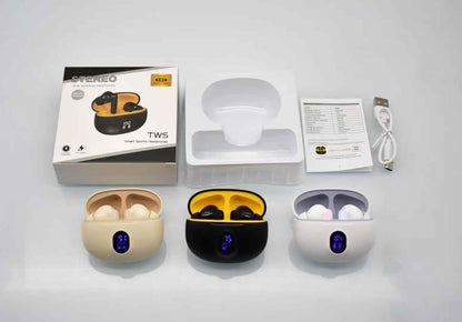 Professional Display Stereo 895B Wireless Bluetooth Earbuds