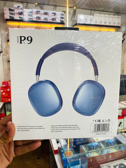 P9 Wireless Bluetooth Headphones – Fidelity Stereo Sound with Foldable Design