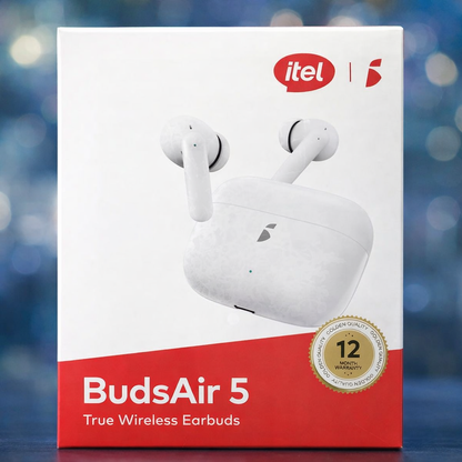 Itel BudsAir 5 True Wireless Earbuds – Bluetooth