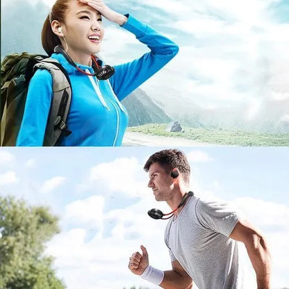 Rechargeable 3 Speed Neck Fan - Hanging Sports Neck Fan