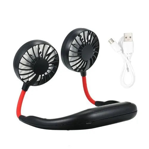 Rechargeable 3 Speed Neck Fan - Hanging Sports Neck Fan