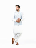 Embroidered Cotton Waistcoat - EMTWCC21-093