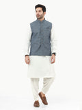 Embroidered Cotton Waistcoat - EMTWCC22-136
