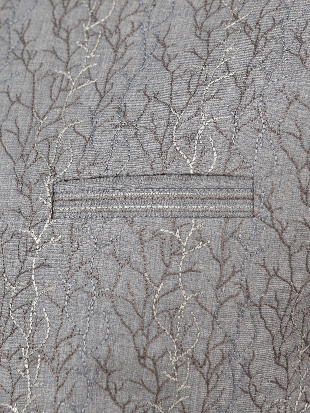 Embroidered Cotton Waistcoat - EMTWCC22-141