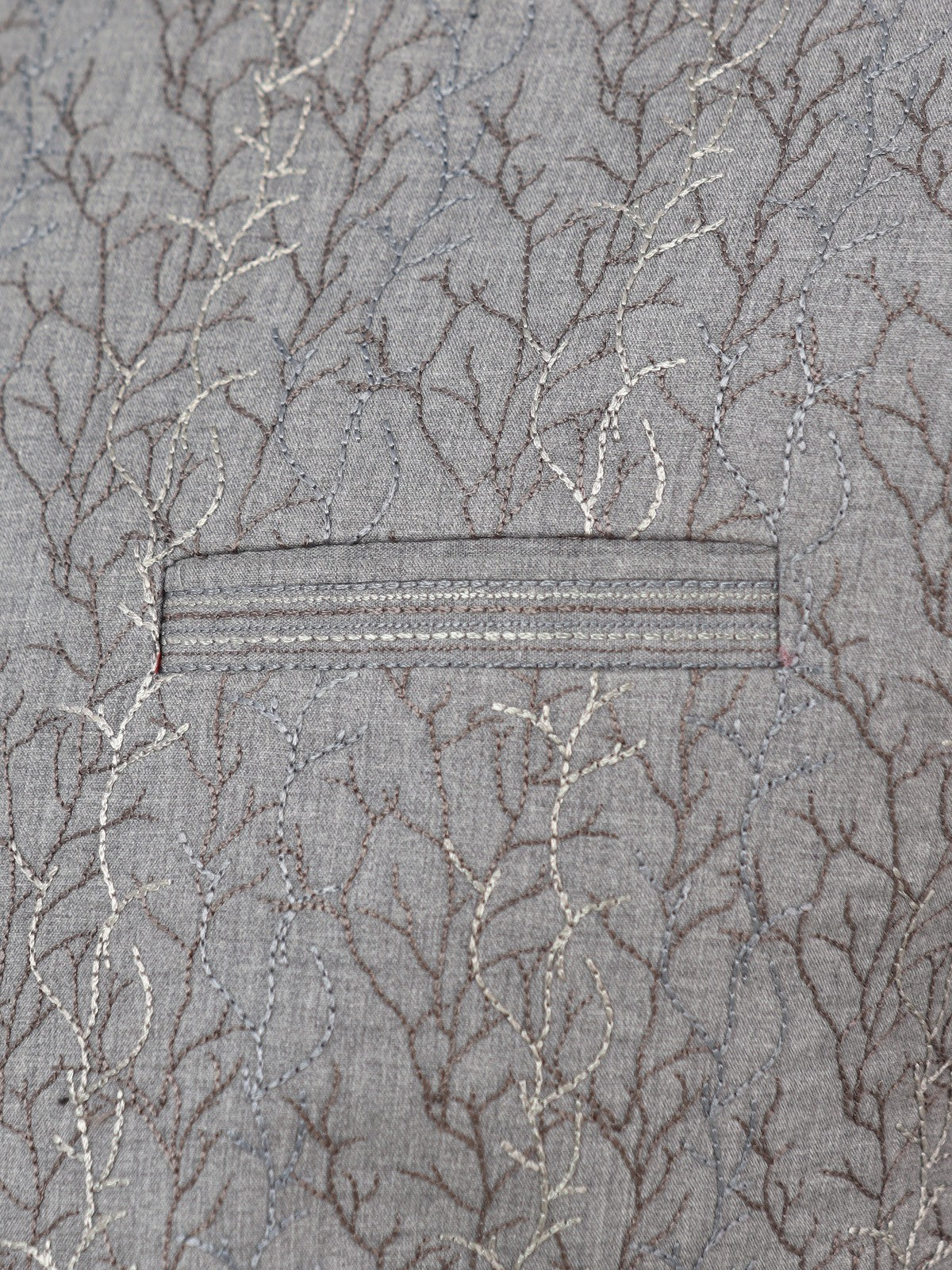 Embroidered Cotton Waistcoat - EMTWCC22-141