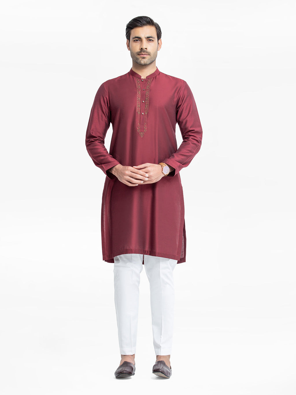 Embroidered Blended Kurta - EMTKC24-115