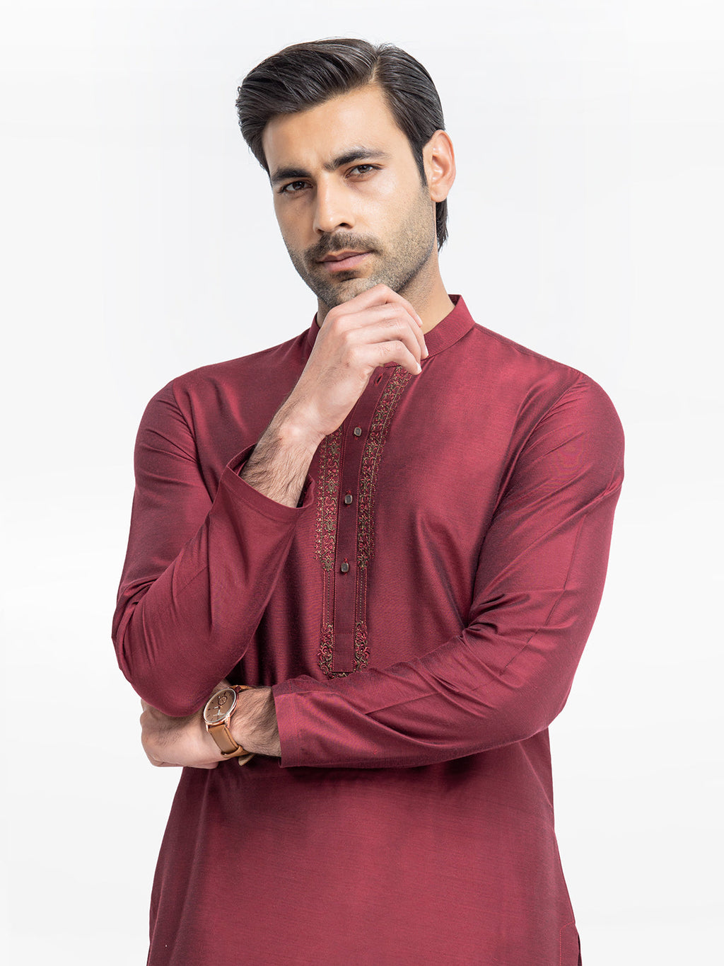 Embroidered Blended Kurta - EMTKC24-115