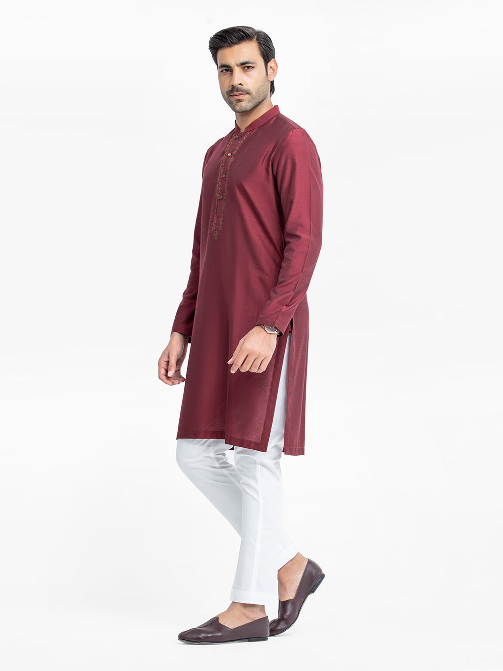 Embroidered Blended Kurta - EMTKC24-115