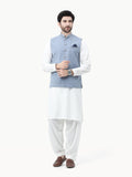 Embroidered Cotton Waistcoat - EMTWCC22-143