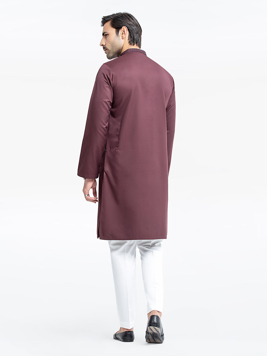 Embroidered Dobby Kurta - EMTK24S-99447