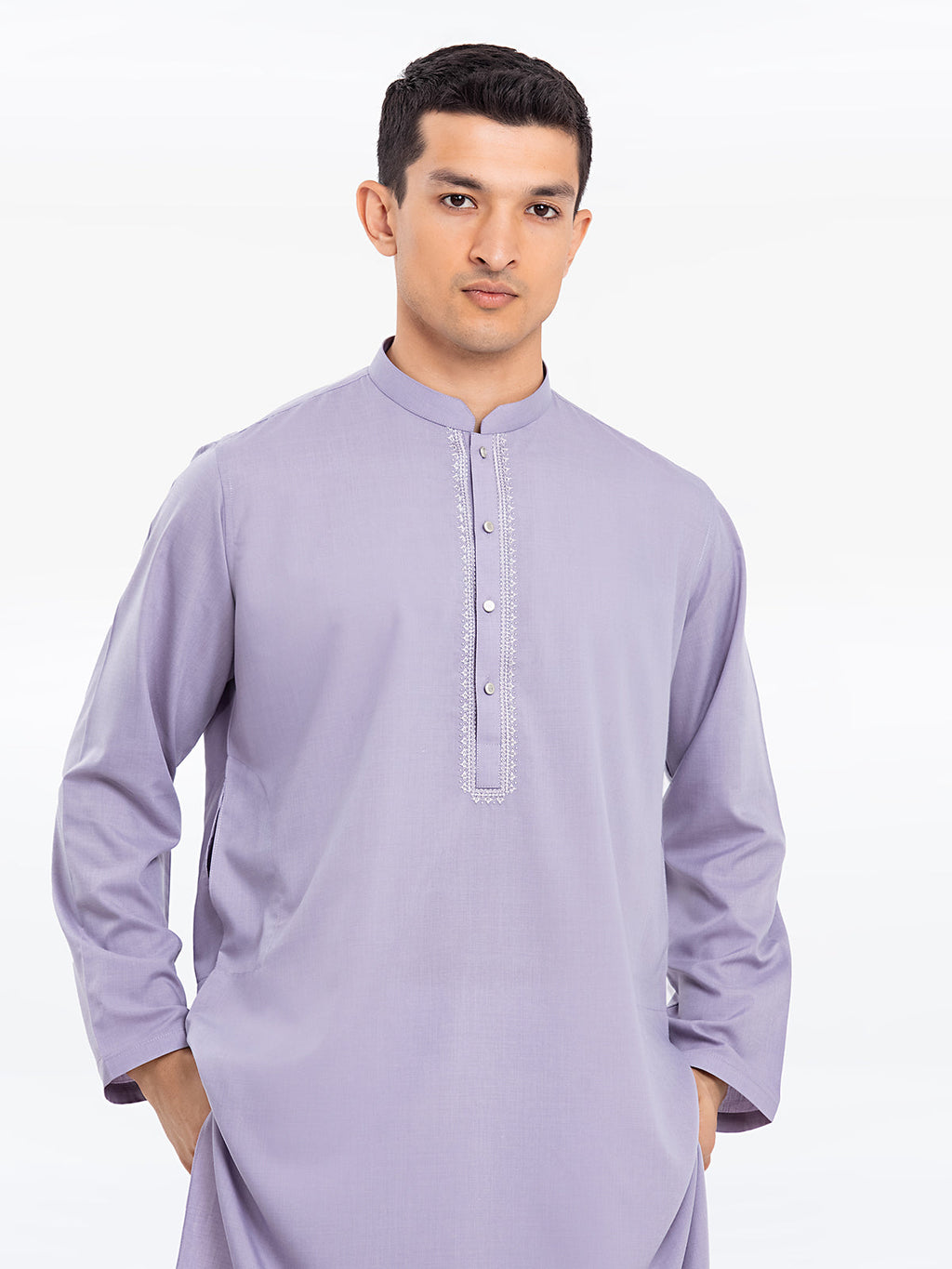 Embroidered Blended Kurta - EMTK24S-41113