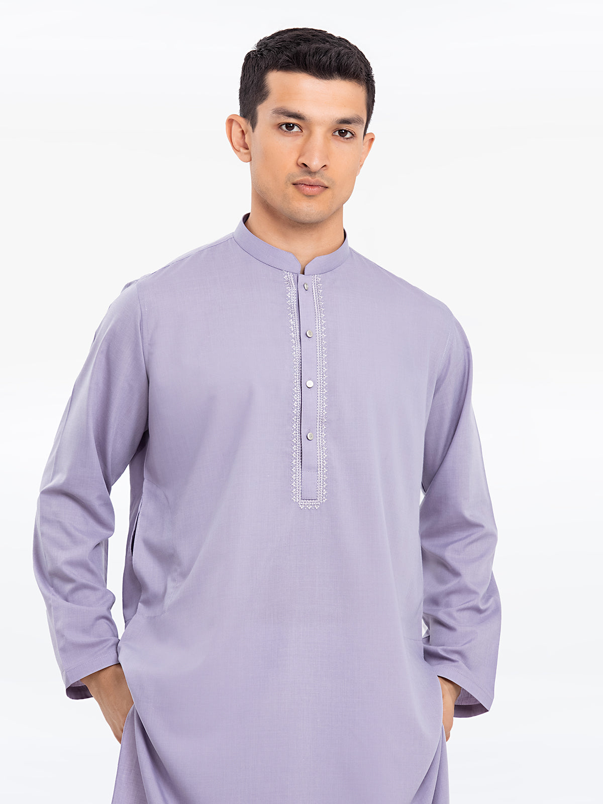 Embroidered Blended Kurta - EMTK24S-41113