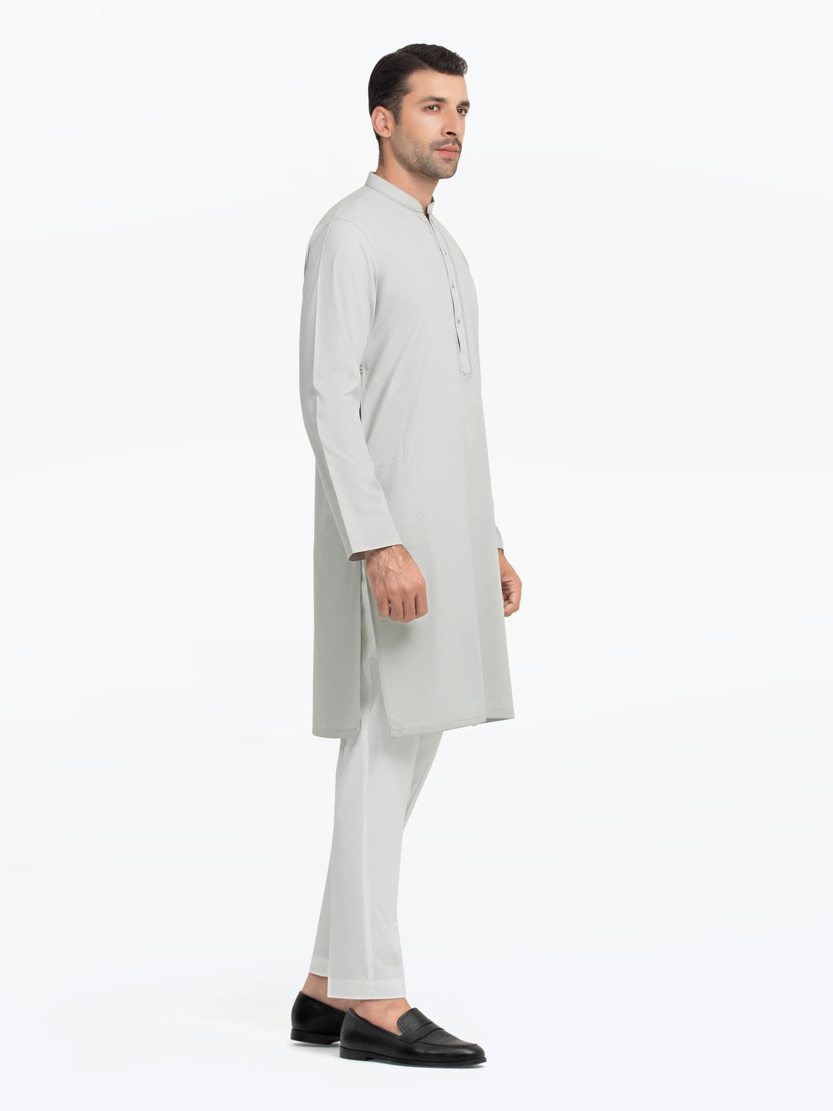 Embroidered Dobby Kurta - EMTK5-99541
