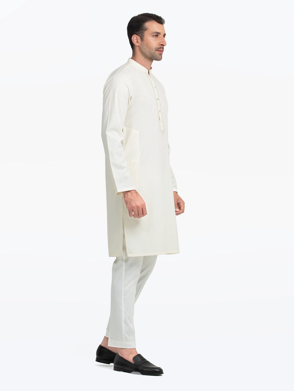 Embroidered Dobby Kurta - EMTK5-99544