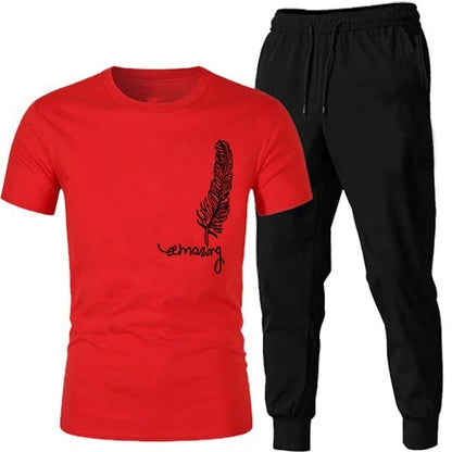 HALF SLEEVE PREMIUM TRENDY PRINTED TRACKSUIT