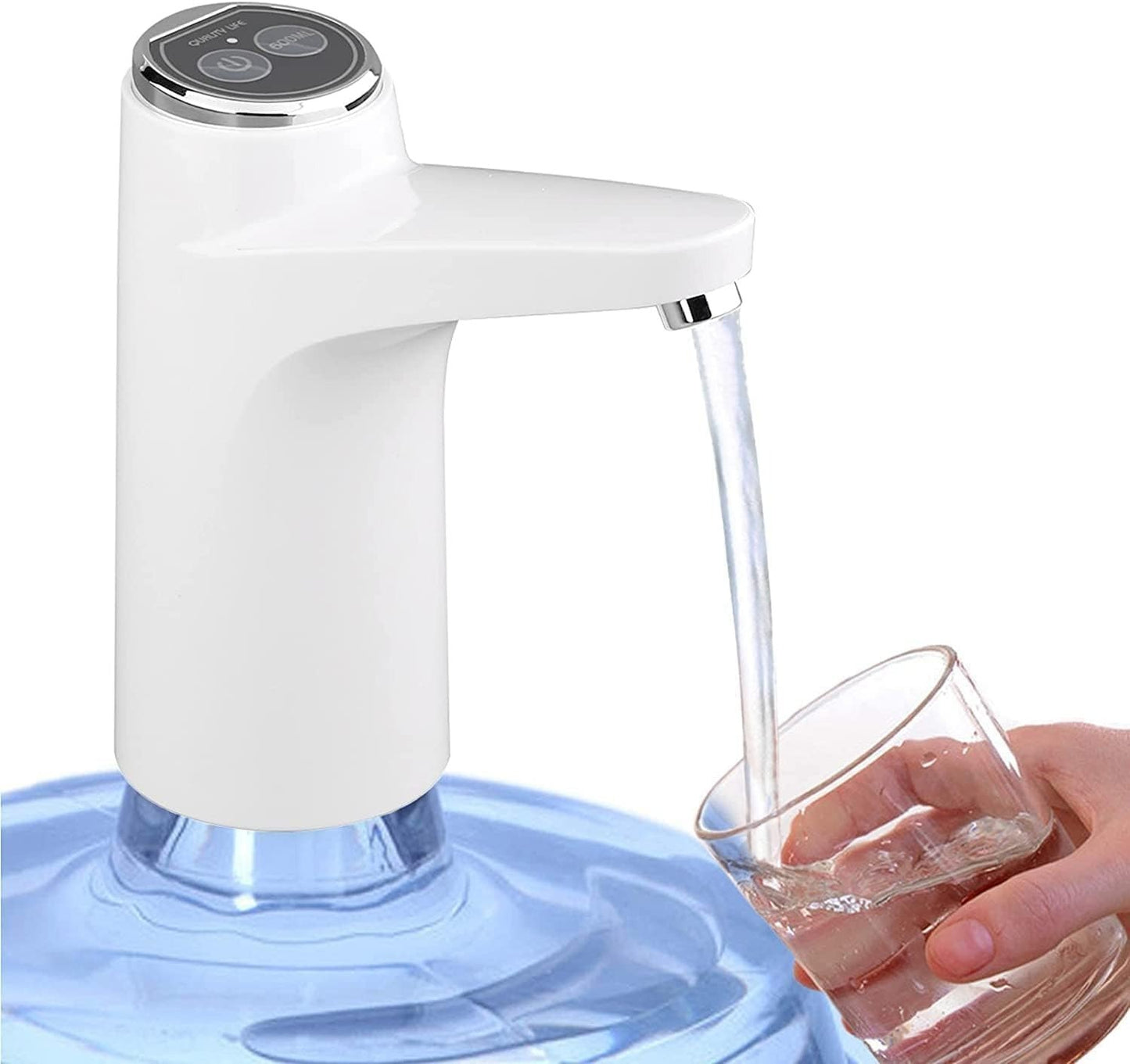 Touch Intelligent Electric Water Pump – Rechargeable Automatic Dispenser For Bottled Water With One -Touch Operation