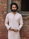 Embroidered Textured Viscose Kurta Pajama - ECMTKP5-014